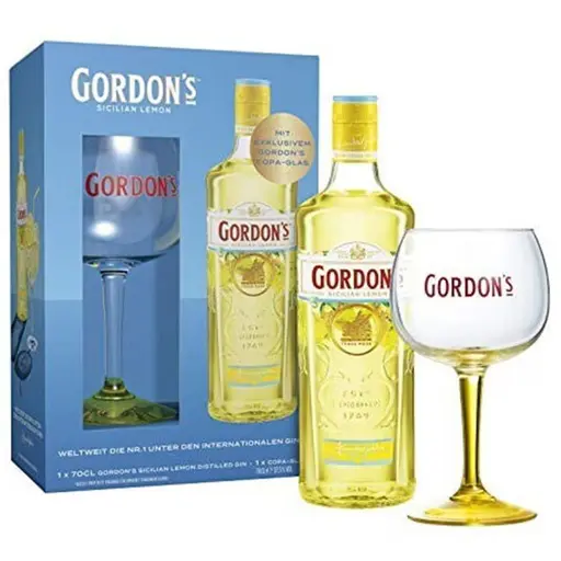 Gin Gordon's Sicilian Lemon Gin Gift Pack