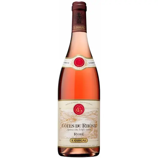Vin rose sec Guigal Cotes du Rhone Rose