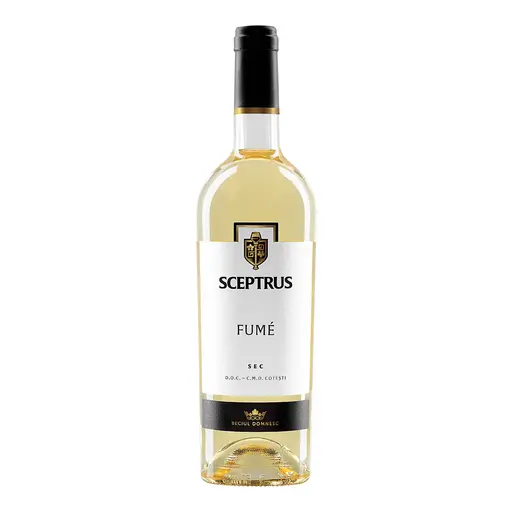Vin Alb Beciul Domnesc Sceptrus Fume Chardonnay&Sauvignon Blanc, Sec