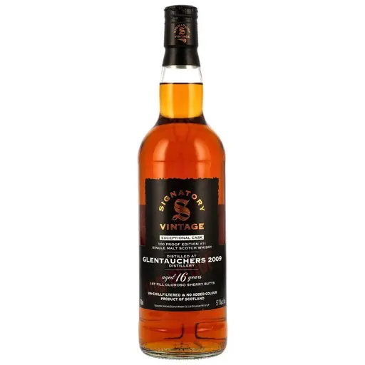Glentauchers 16 Ani 2009 100 Proof Edition Signatory