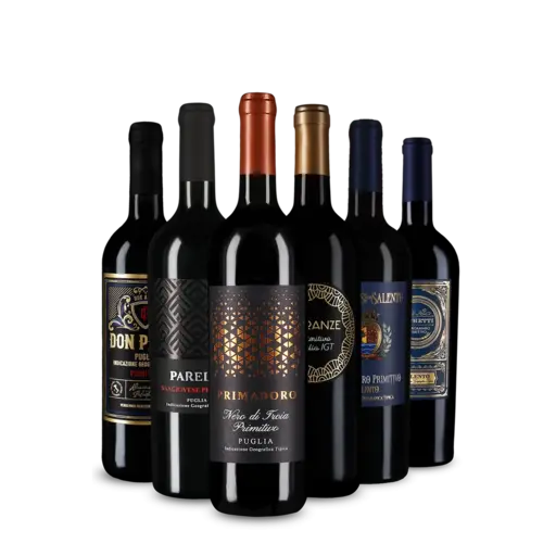 Vin rosu de top: Primitivo in pachet de degustare