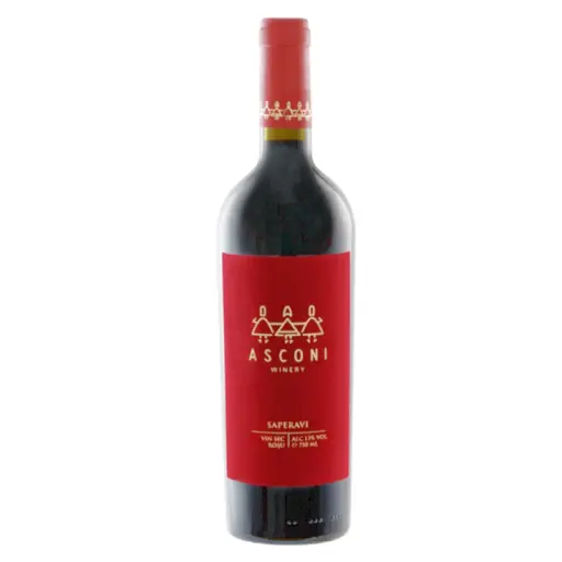Vin Rosu Sec Saperavi Velvet Asconi
