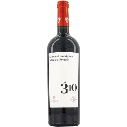 Vin Rosu Fautor 310 Altitudine, Cabernet Sauvignon & Feteasca Neagra, Sec