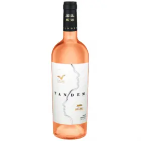 Vin roze demisec, Merlot, Tandem, Republica Moldova