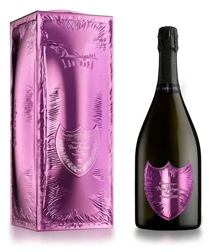 Dom Perignon Lady Gaga Edition Brut Rose Neon 2005 Jeroboam