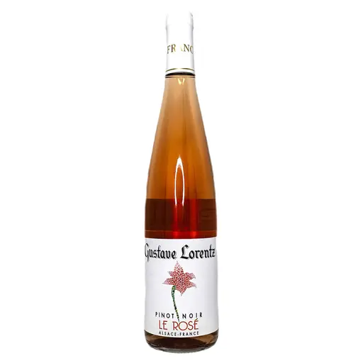 Vin Rose, Le Rose, Pinot Noir, A.O.C., Gustave Lorentz, Sec