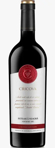 Vin Cricova Feteasca Neagra Editie Limitata 2022 Rosu Sec