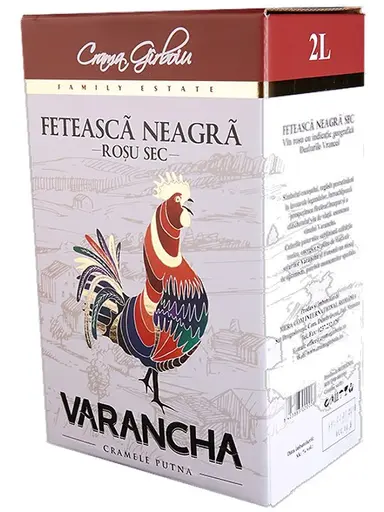 Crama Girboiu Varancha Feteasca Neagra - Vin rosu sec Bag in Box