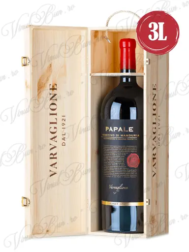 Vin Varvaglione Papale Linea Oro Primitivo di Manduria DOP Double Magnum