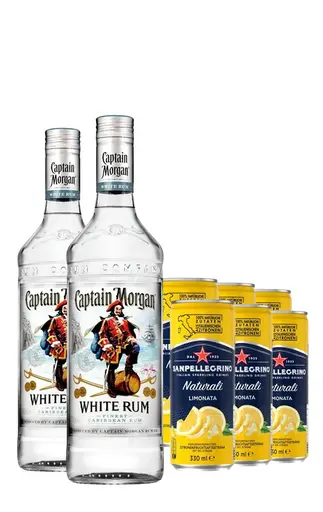 Pachet Captain's Mule Cocktail: Kit Rom Alb & Limonata