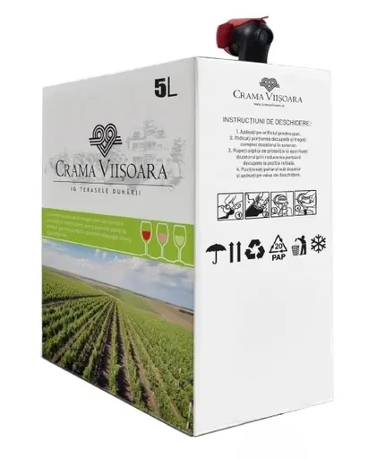 Crama Viisoara Vin Bag in Box Sauvignon Blanc Alb Sec