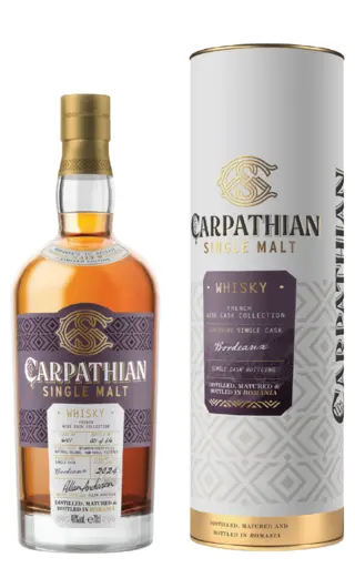 Whisky Carpathian Bordeaux Cask Finish, Romania