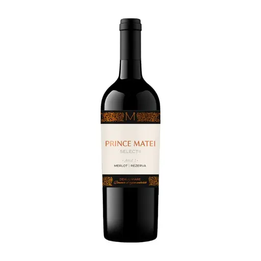 Vin Rosu Sec Prince Matei Selectii Merlot