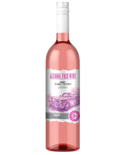 Casa Petru vin fara alcool rose demidulce