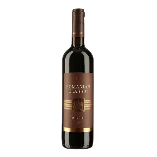 Vin Rosu Rovinex Romanian Classic Merlot, Sec