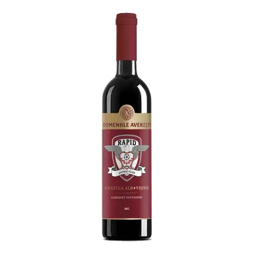 Domeniile Averesti vin rosu sec povestea alb visinie