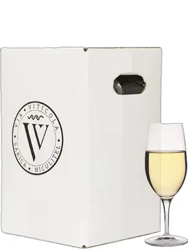 Vin Alb Sarica Sauvignon Blanc, Bag in Box, Demisec, Punga