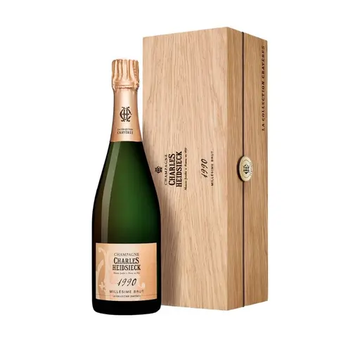 CHARLES HEIDSIECK La Collection CRAYERES Brut Millesime 2000 in Cutie de Lemn