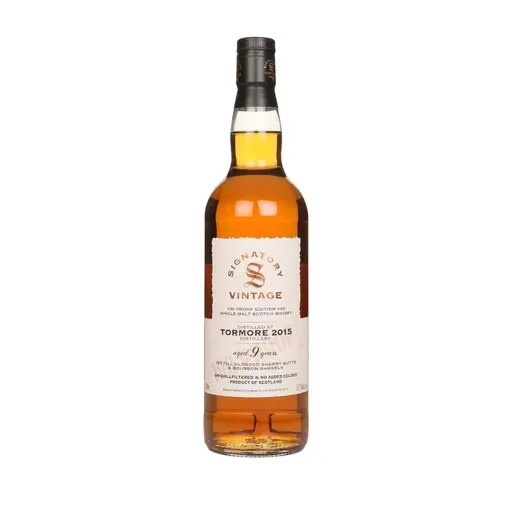 Tormore 9 ani 2015-100 Proof Edition Signatory Vintage