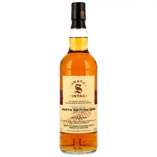 Signatory Vintage North British 2009 15 Ani 100 Proof Batch #2