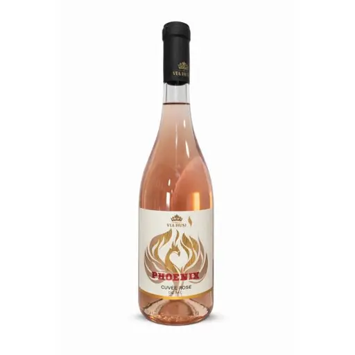 Vin roze Husi Cupaj Phoenix, demisec, aroma de fructe rosii