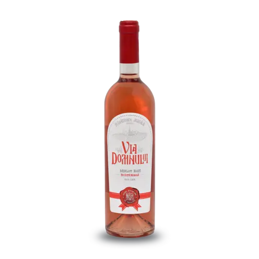 Vin Merlot - roze demisec
