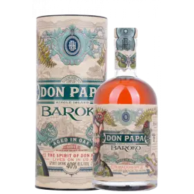 Rom negru Don Papa Baroko + cutie, Filipine