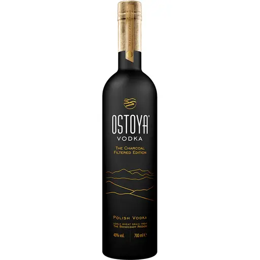 Vodka Ostoya Black The Charcoal Filtered
