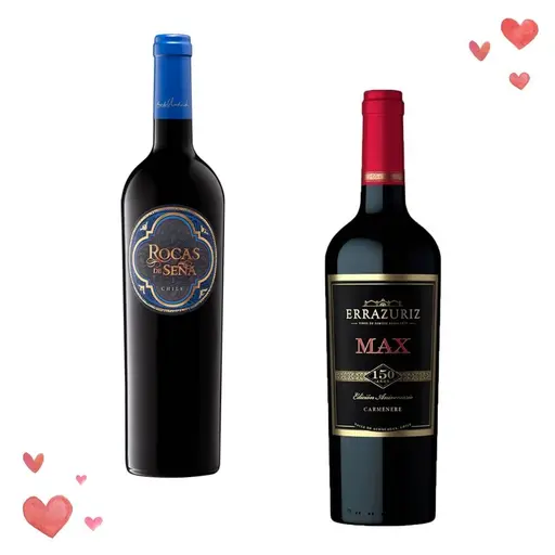 Carmenere and Chilean Style Premium Bordeaux Blend - 2 Pack