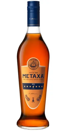 Coniac Metaxa 7, alcool