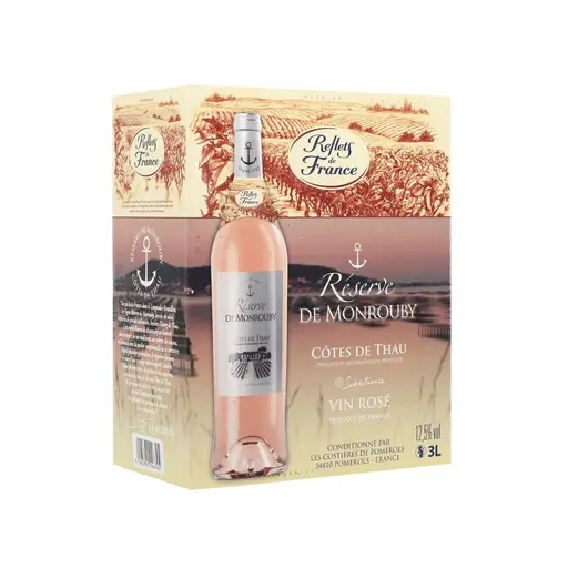 Vin rose Reflets de France Reserve de Monrouby