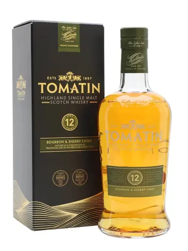 Whisky Tomatin Highland Single Malt Scotch Bourbon & Sherry Casks 12 ani