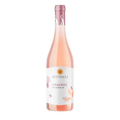 Vin rose sec Settesoli Syrah Terre Siciliane