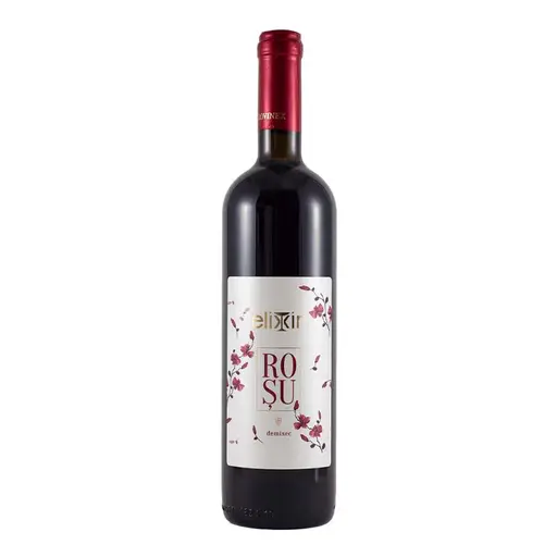 Vin Rosu Rovinex Elixir Rosu, Demisec
