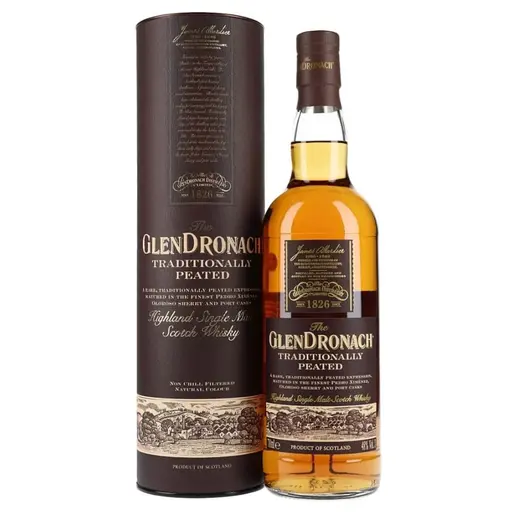 The Glendronach - Traditionally Peated Scotch Single Malt Whisky GB