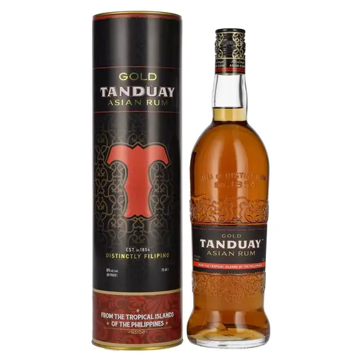 Rom Tanduay Asian Rum Gold, in Tinbox