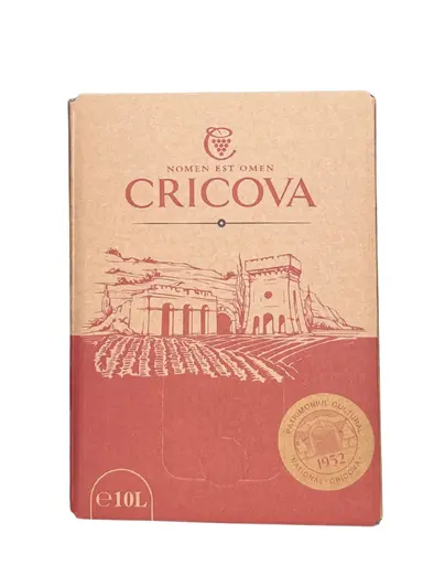 Cricova Tramonto Saperavi Bag in Box Rosu Demidulce
