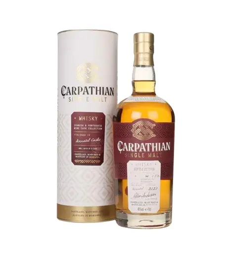 Alexandrion Carpathian Single Malt Whisky Spanish Portuguese Wine Cask Collection Moscatel Casks