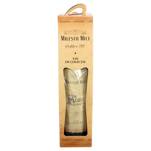 Vin alb de colectie Auriu 1986 licoros Milestii Mici