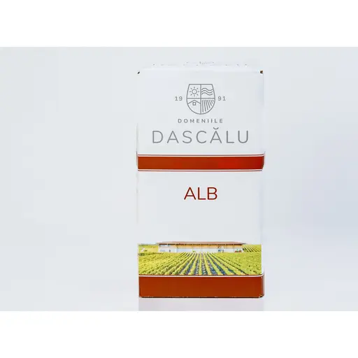 BIB Domeniile Dascalu, Sauvignon Blanc, Alb demisec, Bag-in-Box