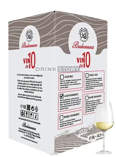 Budureasca sauvignon blanc vin bag box