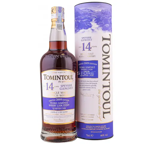 Tomintoul 14 Ani 2009 PX Sherry Quarter Cask Finish