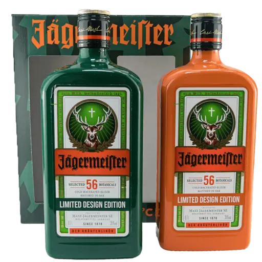 Jagermeister Pantone Green + Orange Duopack