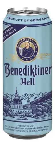 Bere blonda nefiltrata Benediktiner Hell