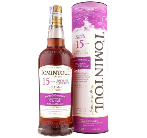 Tomintoul 15 Ani 2008 Towny Port Cask Finish