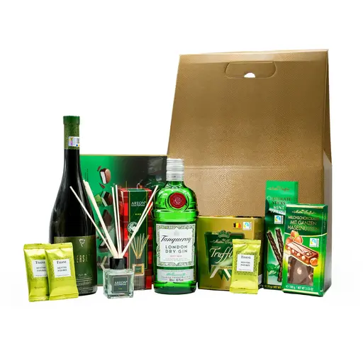 Cadou Grinch cu gin Tanqueray