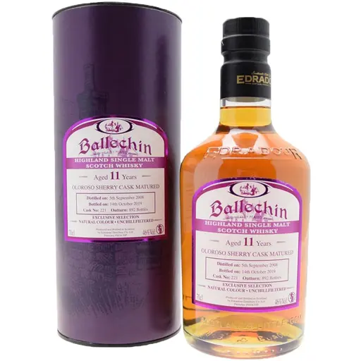 Ballechin Oloroso Sherry Cask 2008 11 Ani