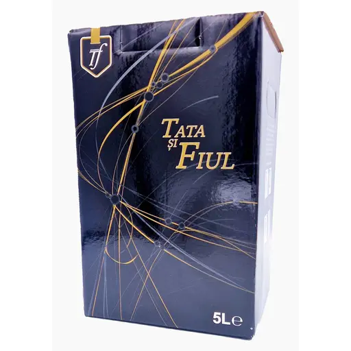 Vin rosu Tata si Fiul Merlot & Babeasca Neagra demisec bag inbox