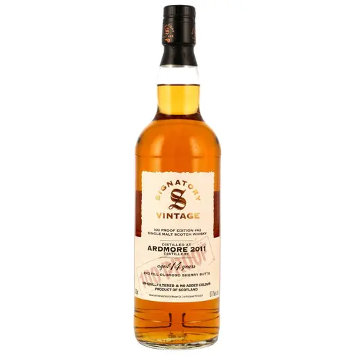 Signatory Vintage Ardmore 2011 14 Ani 100 Proof Batch #62