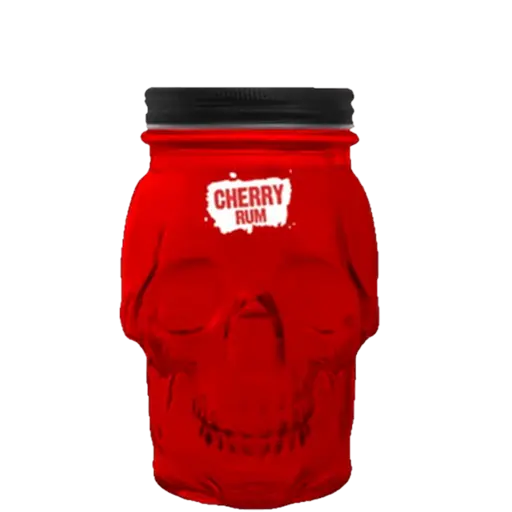 Dead Man's Fingers Cherry Skull Jar